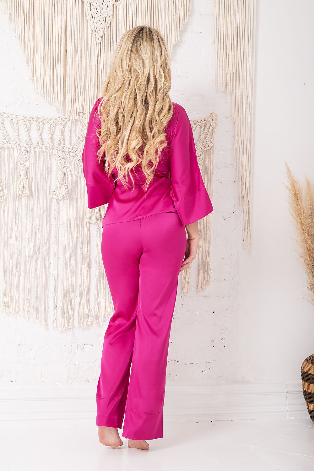 Violet Perai Set Kalimo til dame fra MS StyleHaven, laget av Sateng; polyester; Elastan, farge Grå 3, størrelse M, med long; 3-4 ermer, perfekt til casual; dress