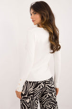 Jumper AT til dame fra MS StyleHaven, laget av Viskose, farge beige 3, størrelse S/M, med short ermer, perfekt til casual; dress