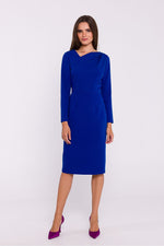 Dagkjole Stylove til dame fra MS StyleHaven, laget av polyester; Viskose, farge Svart, størrelse s, med long ermer, perfekt til dress