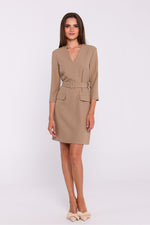 Dagkjole Stylove til dame fra MS StyleHaven, laget av polyester, farge Svart, størrelse s, med lang ermer, perfekt til dress