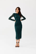 Aurelia Lace kveldkjole - Roco Fashion fra MS StyleHaven, størrelse 40, med long, bukselengde long, kjolelengde maxi, kjolestil gown; sheath