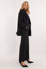 Moderne damebukser fra Italy Moda til dame fra MS StyleHaven, størrelse black, med long, bukselengde long, kjolelengde maxi, kjolestil gown; sheath
