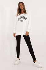 Casual Sett med Lang Sweatshirt og Ribbestrikkede Leggings - FP til dame fra MS StyleHaven, størrelse one-size-fits-all, med long, kjolelengde knee, kjolestil sweater