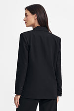 Jakke Nife til dame fra MS StyleHaven, laget av polyester; Viskose, farge Svart, størrelse 40, med long ermer, perfekt til casual; dress