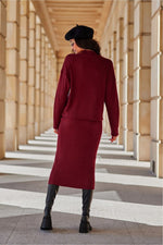 Lydia Turtleneck Bluse - Roco Fashion fra MS StyleHaven, størrelse 42, med long, bukselengde long, kjolelengde midi, kjolestil wrap; a-line