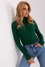 Turtleneck genser til dame fra MS StyleHaven, størrelse M/L, med long, bukselengde long, kjolelengde short; knee; mini; midi, kjolestil sweater; other