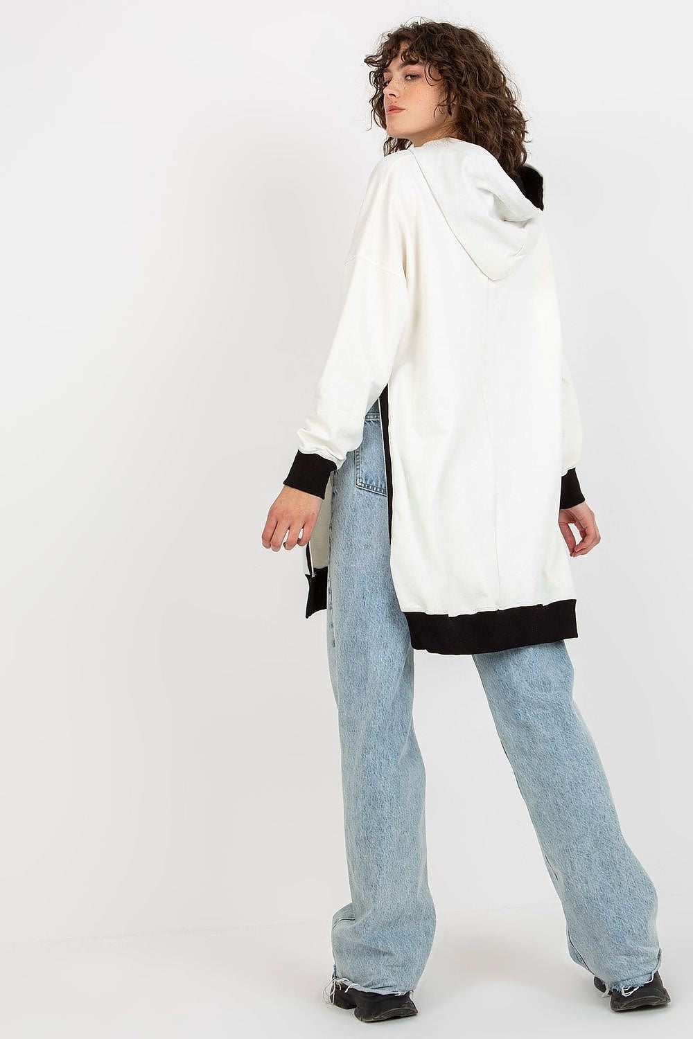 California Lang dame Sweatshirt - FP til dame fra MS StyleHaven, størrelse one-size-fits-all, med long, kjolelengde knee, kjolestil sweater