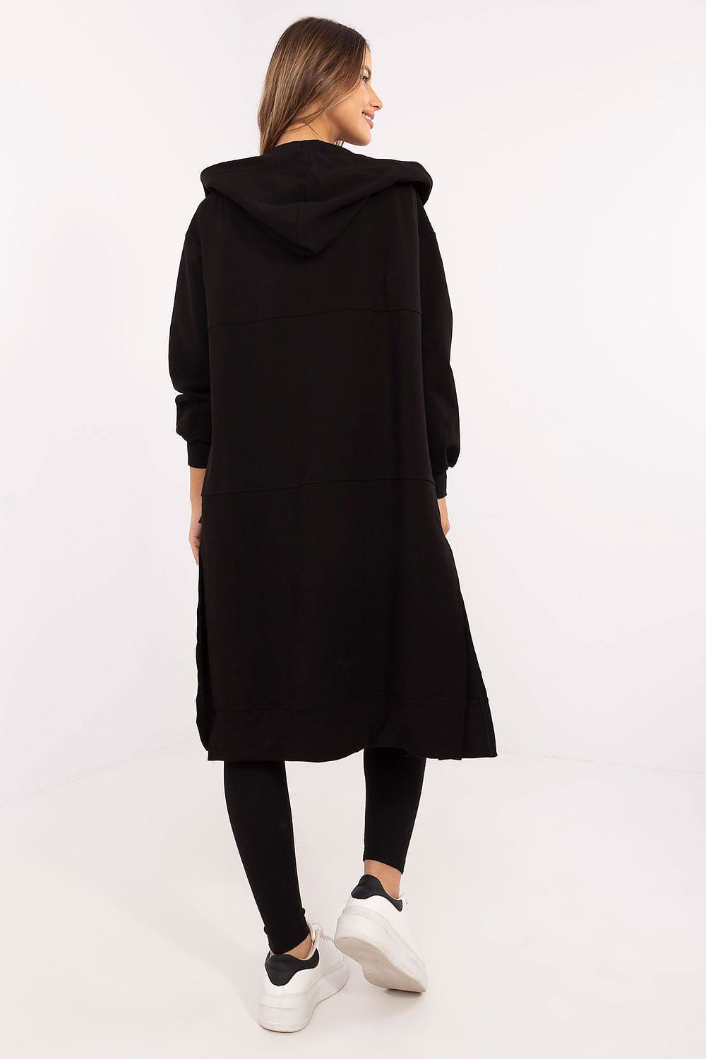 Tredelt Sett med Hettejakke, Topp og Leggings - FP til dame fra MS StyleHaven, størrelse one-size-fits-all, med long, kjolelengde midi, kjolestil sweater