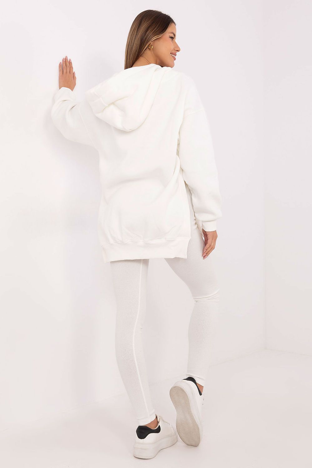 3-delt Sett med Kort Topp, Lang Bluse og Leggings - FP til dame fra MS StyleHaven, størrelse one-size-fits-all, med long, kjolelengde midi, kjolestil sweater