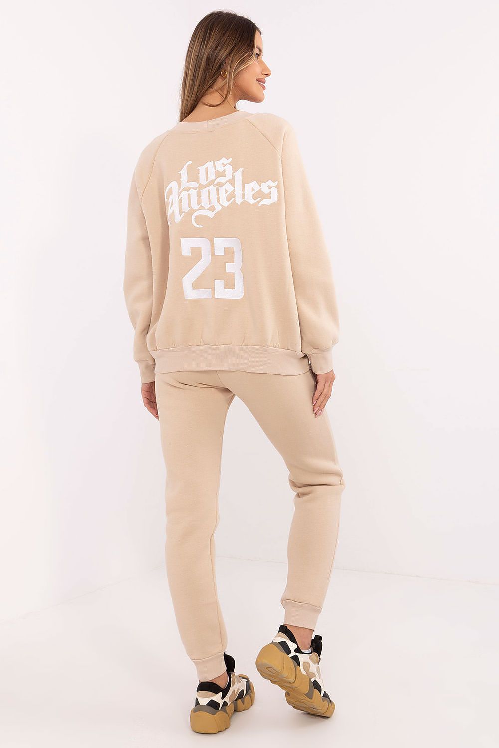 Joggedress med Broderi - FP til dame fra MS StyleHaven, størrelse one-size-fits-all, med long, kjolelengde midi, kjolestil sweater