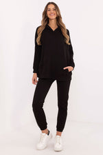 Joggedress med Kengurulomme - FP til dame fra MS StyleHaven, størrelse one-size-fits-all, med long, kjolelengde midi, kjolestil sweater