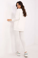 Sett med Sweatshirt og Leggings - FP til dame fra MS StyleHaven, størrelse one-size-fits-all, med long, kjolelengde midi, kjolestil sweater