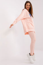 Sett med Sweatshirt og Leggings - FP til dame fra MS StyleHaven, størrelse one-size-fits-all, med long, kjolelengde midi, kjolestil sweater