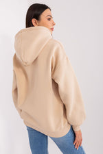 Dame Hettegenser - Sweatshirt FP til dame fra MS StyleHaven, størrelse one-size-fits-all, med short, bukselengde long, kjolelengde mini, kjolestil wrap; a-line