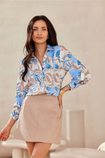 Classic V-Neck-skjorte – Roco Fashion fra MS StyleHaven, størrelse 40, med long, bukselengde long, kjolelengde maxi, kjolestil sheath