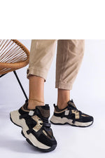Golden Grace - Dame beige joggesko til dame fra MS StyleHaven, laget av Viskose; polyester; Polyamid, farge beige, størrelse 41, med long ermer, perfekt til casual