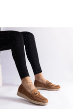 Mocassin Solea til dame fra MS StyleHaven; laget av polyester; med detaljer i suede; farge Brun; stÃ¸rrelse 36; med 45720 ermer; hÃ¦lhÃ¸yde flat; skostÃ¸rrelse 36; 37; 38; 39; 40; 41; perfekt til casual; dress