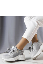 Beige Stacey Wedge dame Sneakers til dame fra MS StyleHaven, laget av Viskose; polyester; Polyamid, farge beige, størrelse 40, med long ermer, perfekt til casual