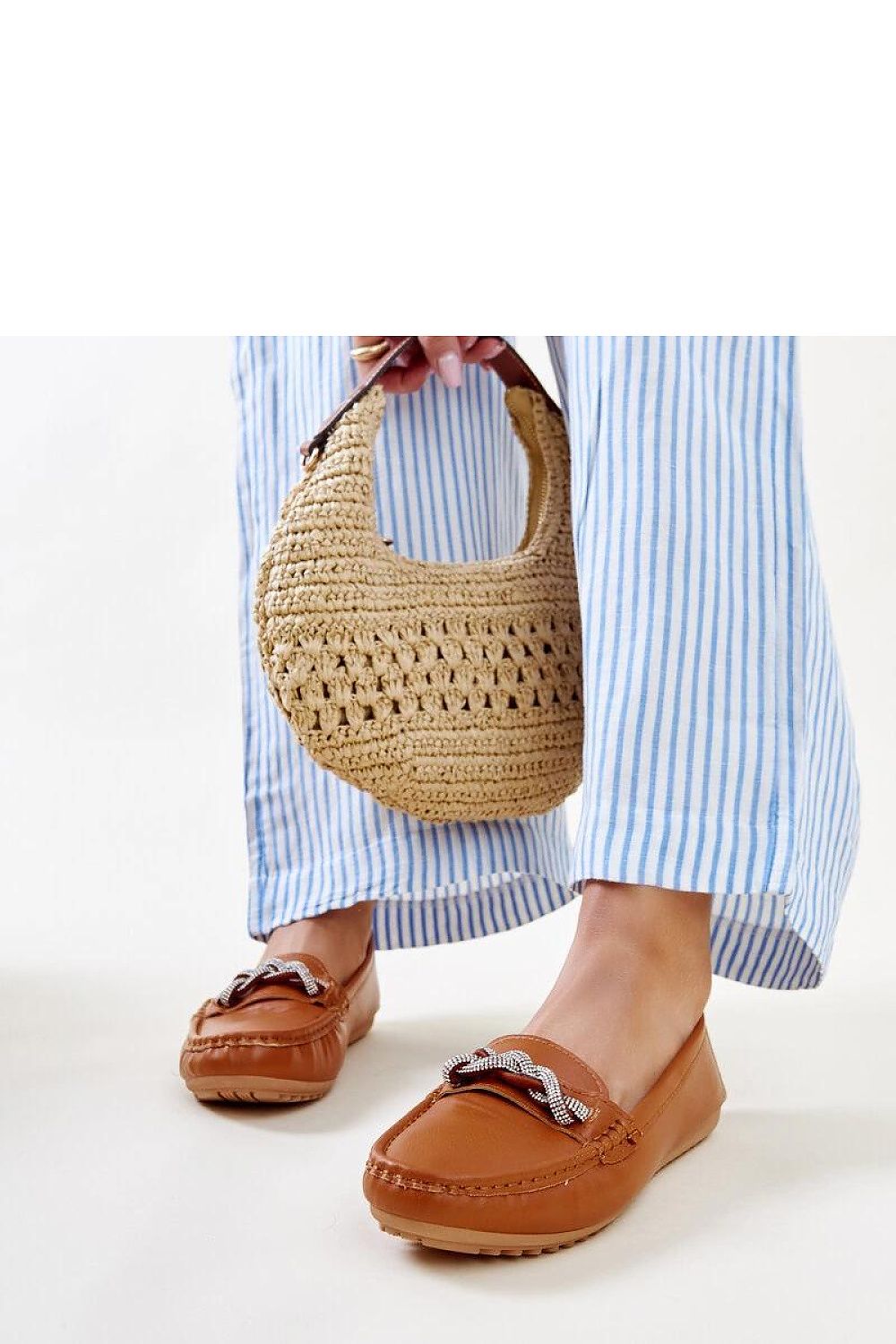 Mocassin Solea til dame fra MS StyleHaven; laget av polyester; farge Brun; stÃ¸rrelse 36; med 45720 ermer; perfekt til casual