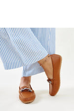 Mocassin Solea til dame fra MS StyleHaven; laget av polyester; farge Brun; stÃ¸rrelse 38; med 45720 ermer; perfekt til casual