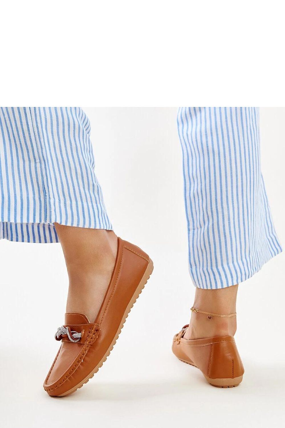 Mocassin Solea til dame fra MS StyleHaven; laget av polyester; farge Brun; stÃ¸rrelse 39; med 45720 ermer; perfekt til casual