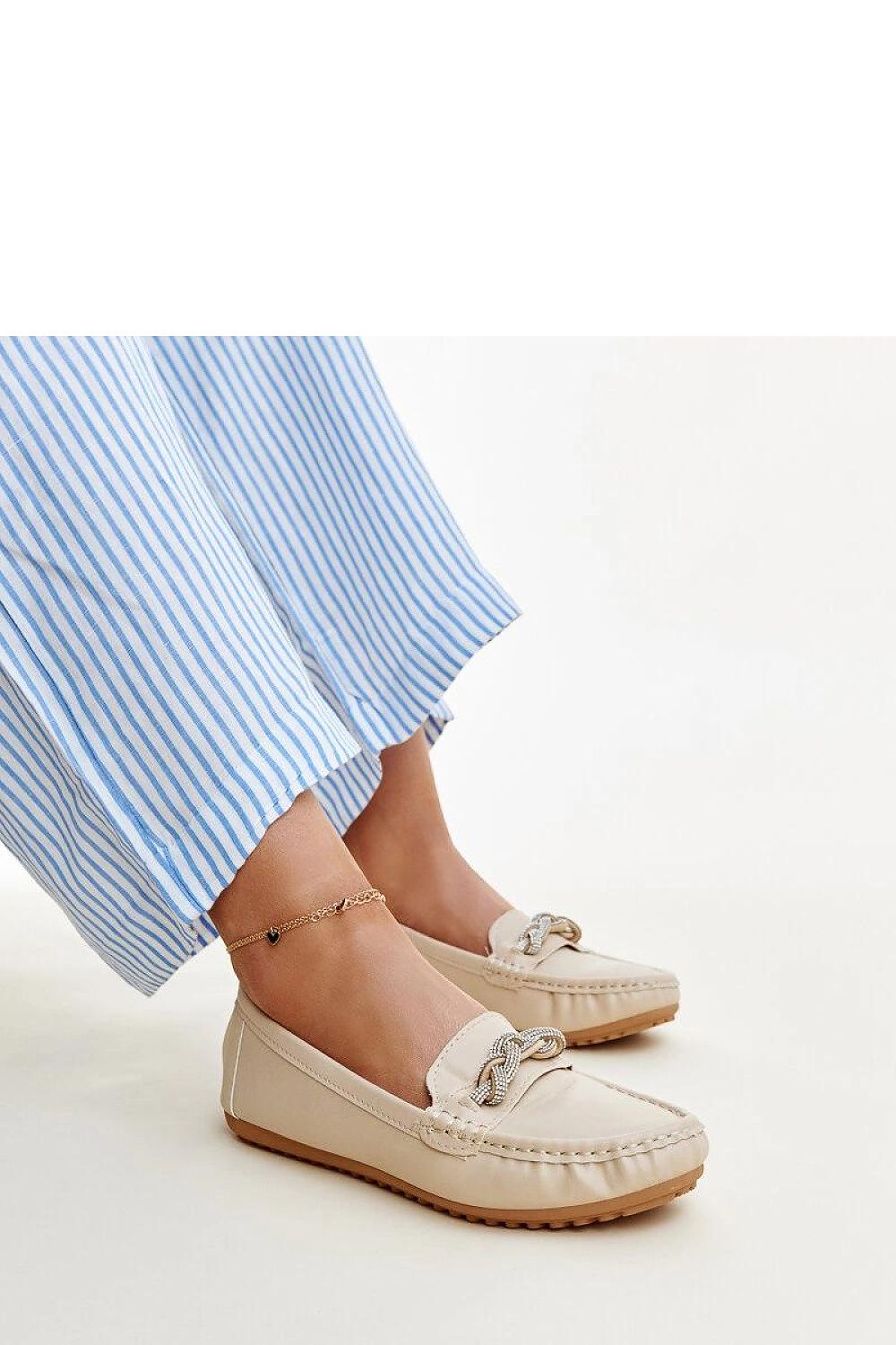 Mocassin Solea til dame fra MS StyleHaven; laget av polyester; farge Brun; stÃ¸rrelse 40; med 45720 ermer; perfekt til casual