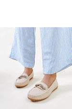 Mocassin Solea til dame fra MS StyleHaven; laget av polyester; farge beige; stÃ¸rrelse 36; med 45720 ermer; perfekt til casual