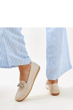 Mocassin Solea til dame fra MS StyleHaven; laget av polyester; farge beige; stÃ¸rrelse 39; med 45720 ermer; perfekt til casual