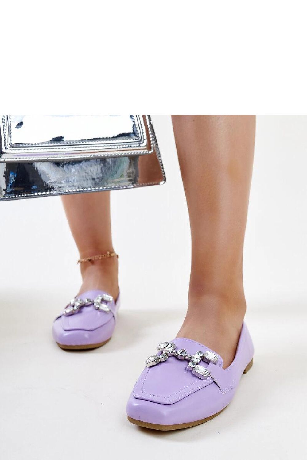 Mocassin Solea til dame fra MS StyleHaven; laget av polyester; farge Fiolett; stÃ¸rrelse 38; med 45720 ermer; perfekt til casual