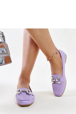Mocassin Solea til dame fra MS StyleHaven; laget av polyester; farge Fiolett; stÃ¸rrelse 39; med 45720 ermer; perfekt til casual