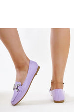 Mocassin Solea til dame fra MS StyleHaven; laget av polyester; farge Fiolett; stÃ¸rrelse 40; med 45720 ermer; perfekt til casual