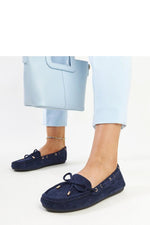 Mocassin Solea til dame fra MS StyleHaven; laget av polyester; farge BlÃ¥; stÃ¸rrelse 38; med 45720 ermer; perfekt til casual