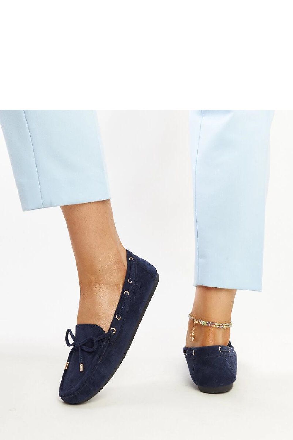 Mocassin Solea til dame fra MS StyleHaven; laget av polyester; farge BlÃ¥; stÃ¸rrelse 40; med 45720 ermer; perfekt til casual