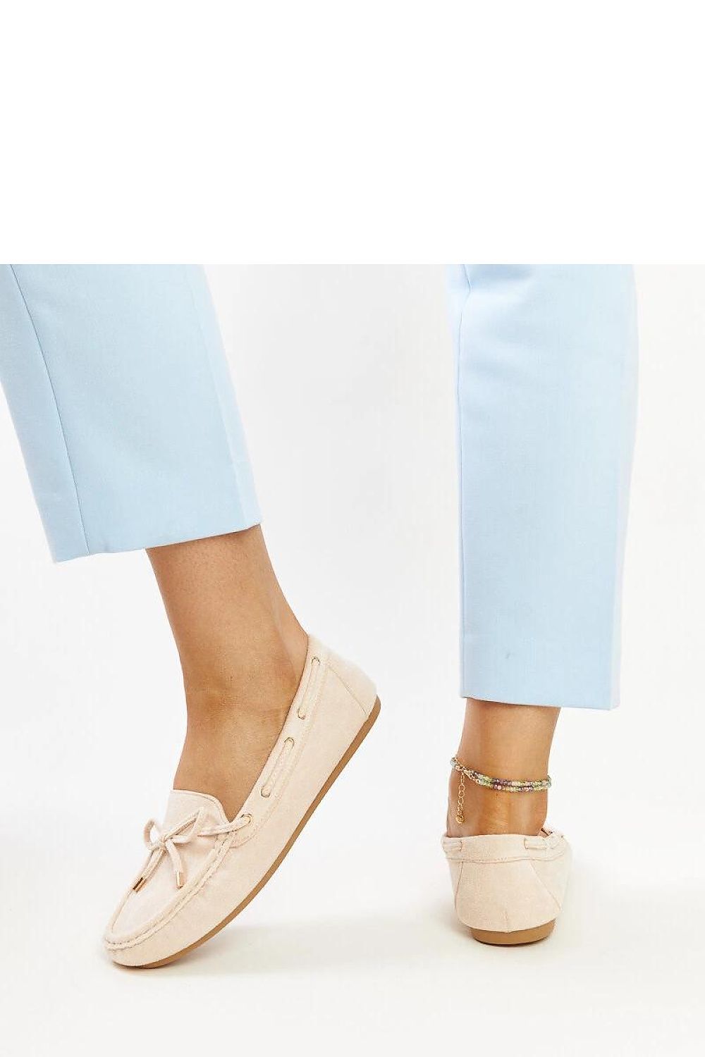 Mocassin Solea til dame fra MS StyleHaven; laget av polyester; farge beige; stÃ¸rrelse 38; med 45720 ermer; perfekt til casual