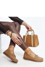 Mocassin Solea til dame fra MS StyleHaven; laget av Bomull; farge Brun; stÃ¸rrelse 39; med 45720 ermer; perfekt til dress