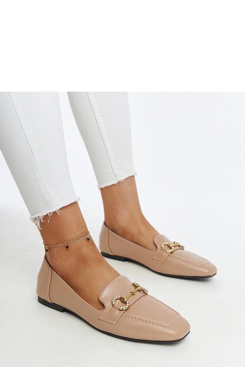 Mocassin Solea til dame fra MS StyleHaven; laget av Bomull; med detaljer i faux-leather; farge beige; stÃ¸rrelse 36; med 45720 ermer; hÃ¦lhÃ¸yde low; flat; skostÃ¸rrelse 36; 37; 38; 39; 40; 41; perfekt til casual; dress