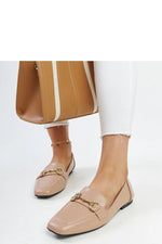 Mocassin Solea til dame fra MS StyleHaven; laget av Bomull; farge beige; stÃ¸rrelse 38; med 45720 ermer; perfekt til casual; dress