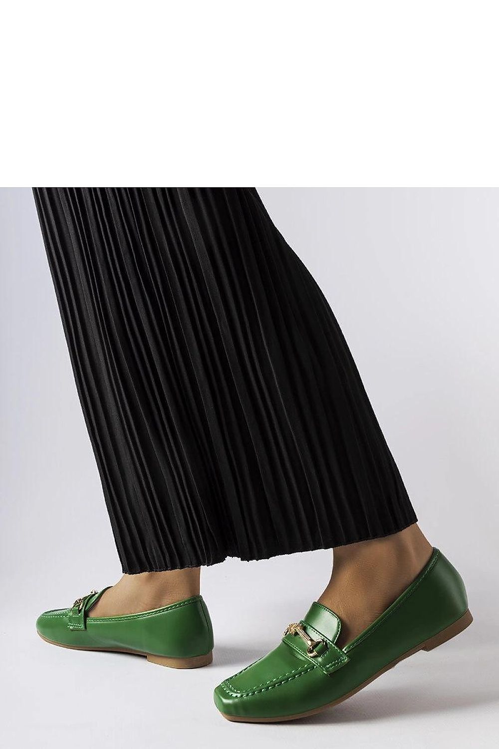 Mocassin Solea til dame fra MS StyleHaven; laget av polyester; farge GrÃ¸nn; stÃ¸rrelse 36; med 45720 ermer; perfekt til casual; dress