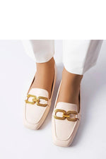 Mocassin Solea til dame fra MS StyleHaven; laget av modal-1; Bomull; Elastan; farge Hvit; stÃ¸rrelse 37; med 45720 ermer; perfekt til casual; dress; fest; bryllup; sommer