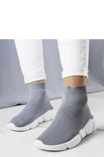William Sneakers til dame - for sommeren til dame fra MS StyleHaven, laget av Viskose; polyester; Polyamid, med detaljer i rubber, farge Grå, størrelse 36, med long ermer, hælhøyde low; flat, skostørrelse 36; 37; 38; 39; 40; 41, perfekt til casual