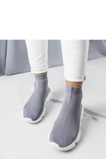 William Sneakers til dame - for sommeren til dame fra MS StyleHaven, laget av Viskose; polyester; Polyamid, farge Grå, størrelse 38, med long ermer, perfekt til casual