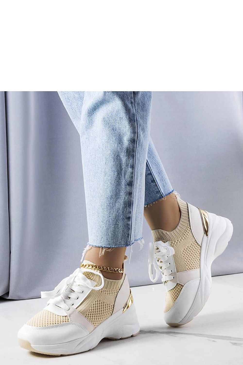 Ann Rose Wedge dame Sneakers for sommer til dame fra MS StyleHaven, laget av Viskose; polyester; Polyamid, farge Svart, størrelse 36, med long ermer, perfekt til casual