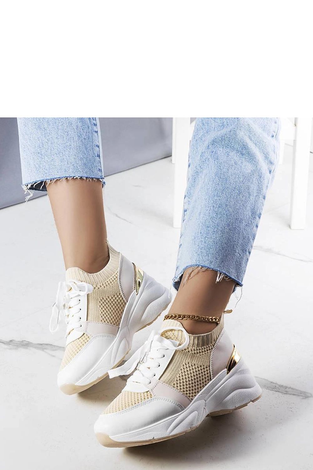 Ann Rose Wedge dame Sneakers for sommer til dame fra MS StyleHaven, laget av Viskose; polyester; Polyamid, farge Svart, størrelse 37, med long ermer, perfekt til casual