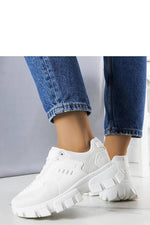 Inez dame Sneakers – Trendy og behagelig sommerfottøy til dame fra MS StyleHaven, laget av Viskose; polyester; Polyamid, farge Hvit, størrelse 38, med long ermer, perfekt til casual