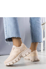 Inez dame Sneakers – Trendy og behagelig sommerfottøy til dame fra MS StyleHaven, laget av Viskose; polyester; Polyamid, farge Hvit, størrelse 41, med long ermer, perfekt til casual