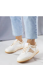 Marcella White & Pink dame sneakers – for sommeren til dame fra MS StyleHaven, laget av Viskose; polyester; Polyamid, farge Svart, størrelse 37, med long ermer, perfekt til casual