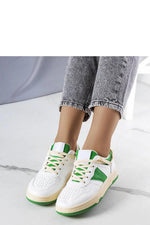 Marcella White & Pink dame sneakers – for sommeren til dame fra MS StyleHaven, laget av Viskose; polyester; Polyamid, farge Brun, størrelse 36, med long ermer, perfekt til casual