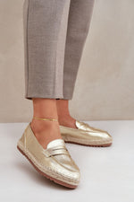 Espadriller i øko-semsket skinn til dame til dame fra MS StyleHaven, laget av Viskose; polyester; Polyamid, farge Brun, størrelse 39, med long ermer, perfekt til dress; casual