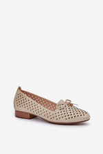 ballerina-sko Step in style til dame fra MS StyleHaven, laget av Bomull; polyester, farge Gul, størrelse 37, med 45720 ermer, perfekt til casual; dress