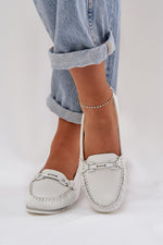 Mocassin Step in Style til dame fra MS StyleHaven, laget av modal-1; Bomull; Elastan, farge Svart, størrelse 38, med 45720 ermer, perfekt til casual